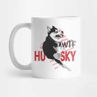 Funny husky Mug